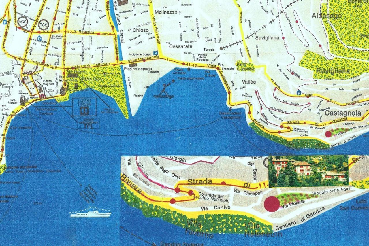 Barony Le Pergole Holiday Apartments Лугано Екстер'єр фото